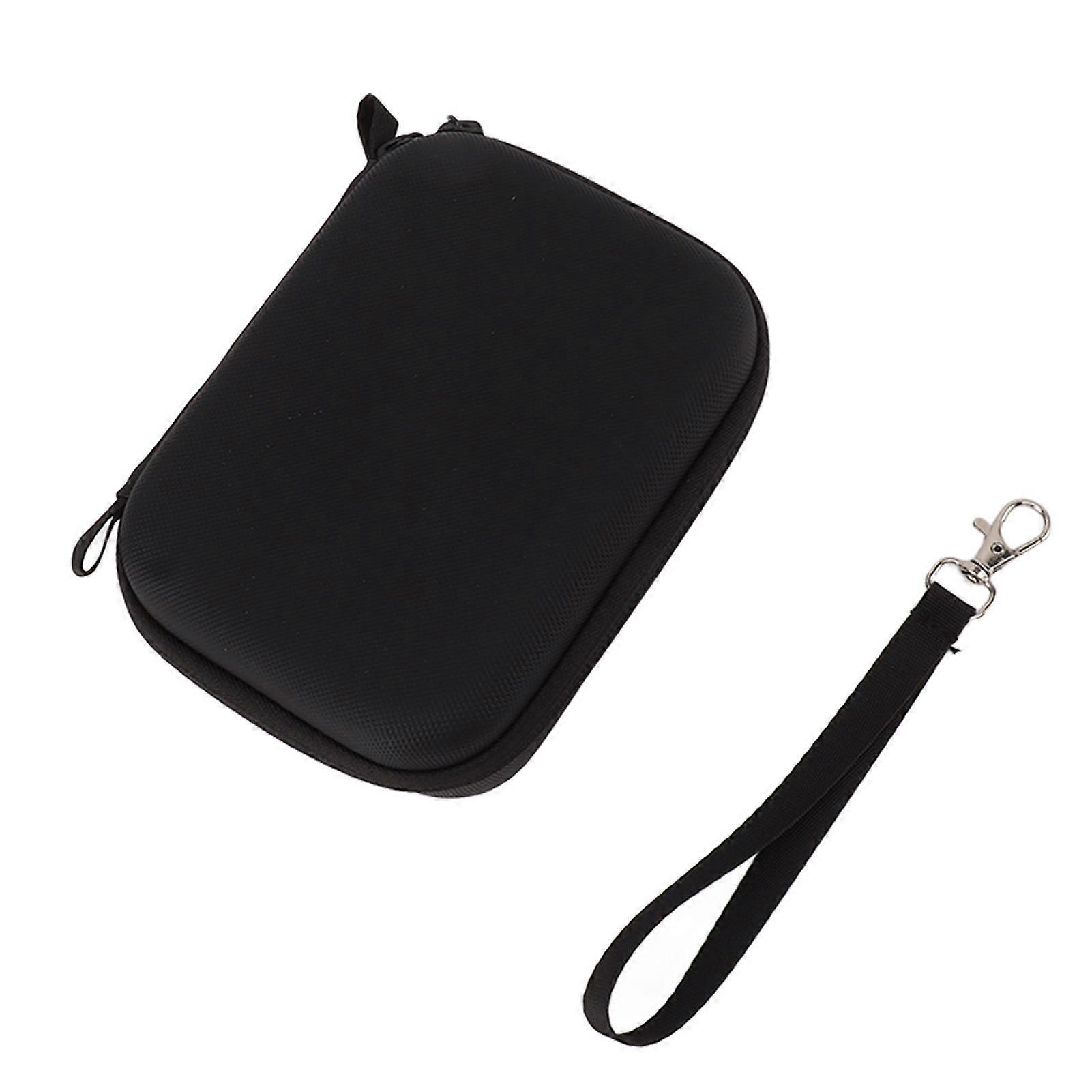 Sports Camera Storage Bag Large Capacity Perfect Fit Mesh Bag Design PU Leather Two Way Zipper with Lanyard Camera Carrying Case for OSMO Action 4