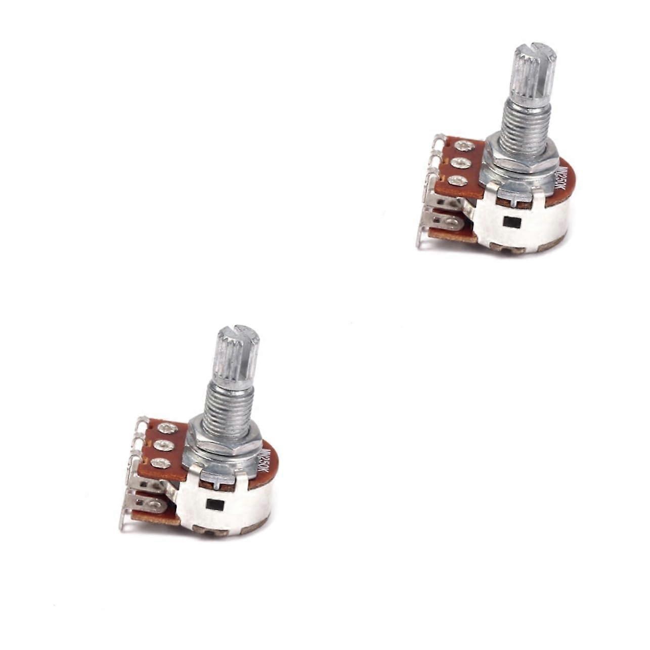 Pack of 2 Audio Potentiometers Guitar Replacement Parts Amplifier Volume Control