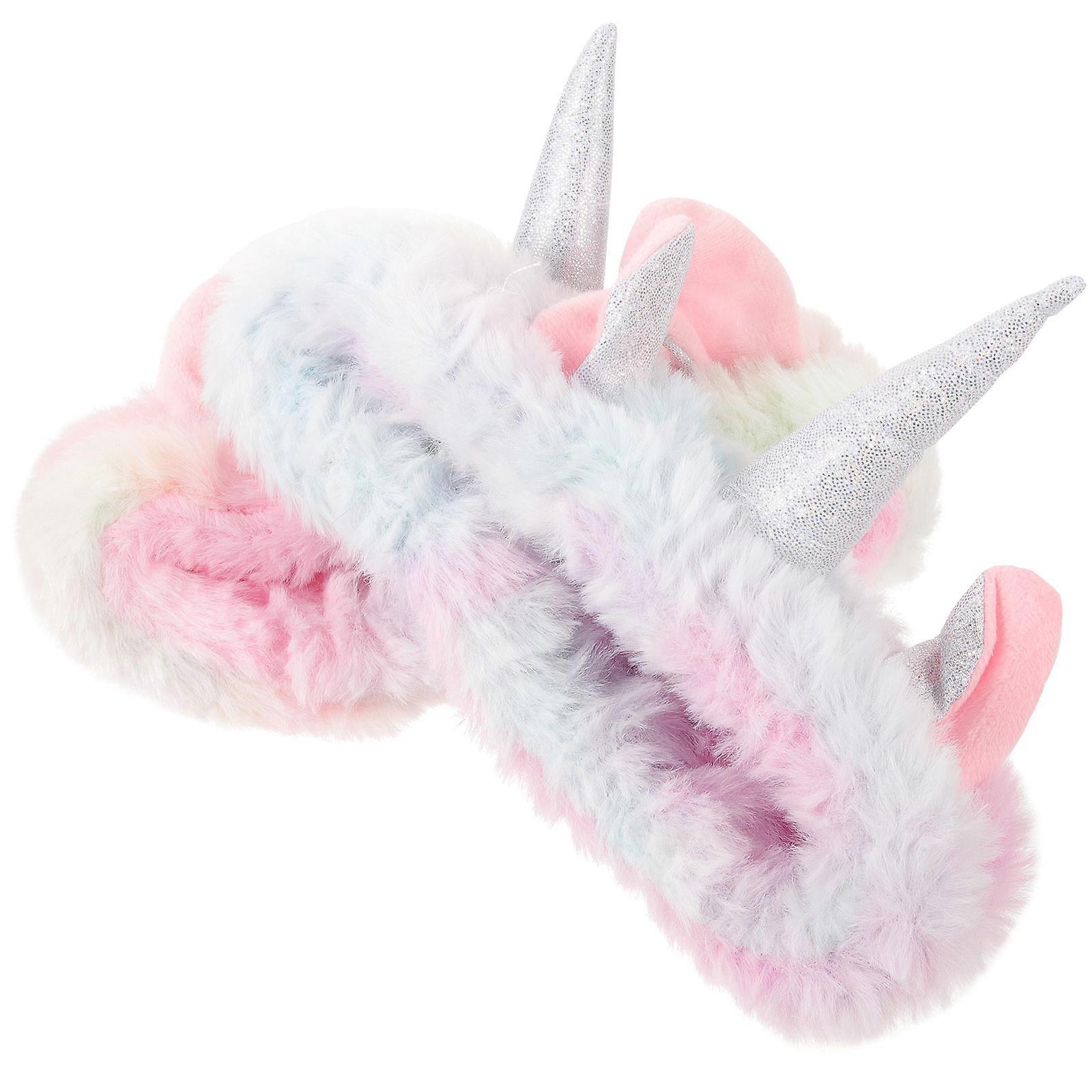 Einhorn Make-up Stirnbänder für Frauen – Bequemes Haarband für Dusche, Gesichtsreinigung & Spa – Stilvolle ästhetische Accessoires 2er Set