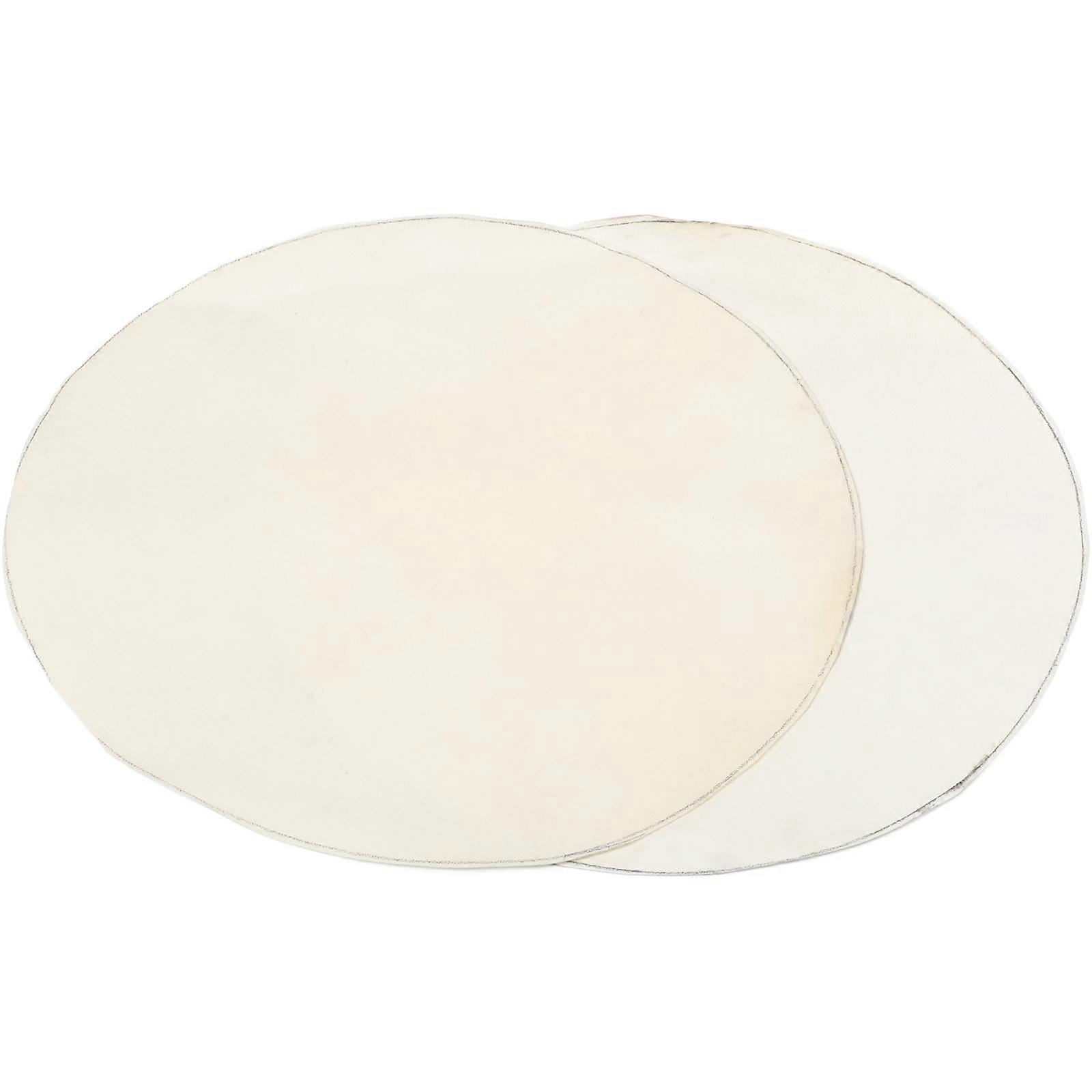 Goatskin Drum Head for Comfortable Play with Rich Sound 40cm Beige Conga Drum Cover