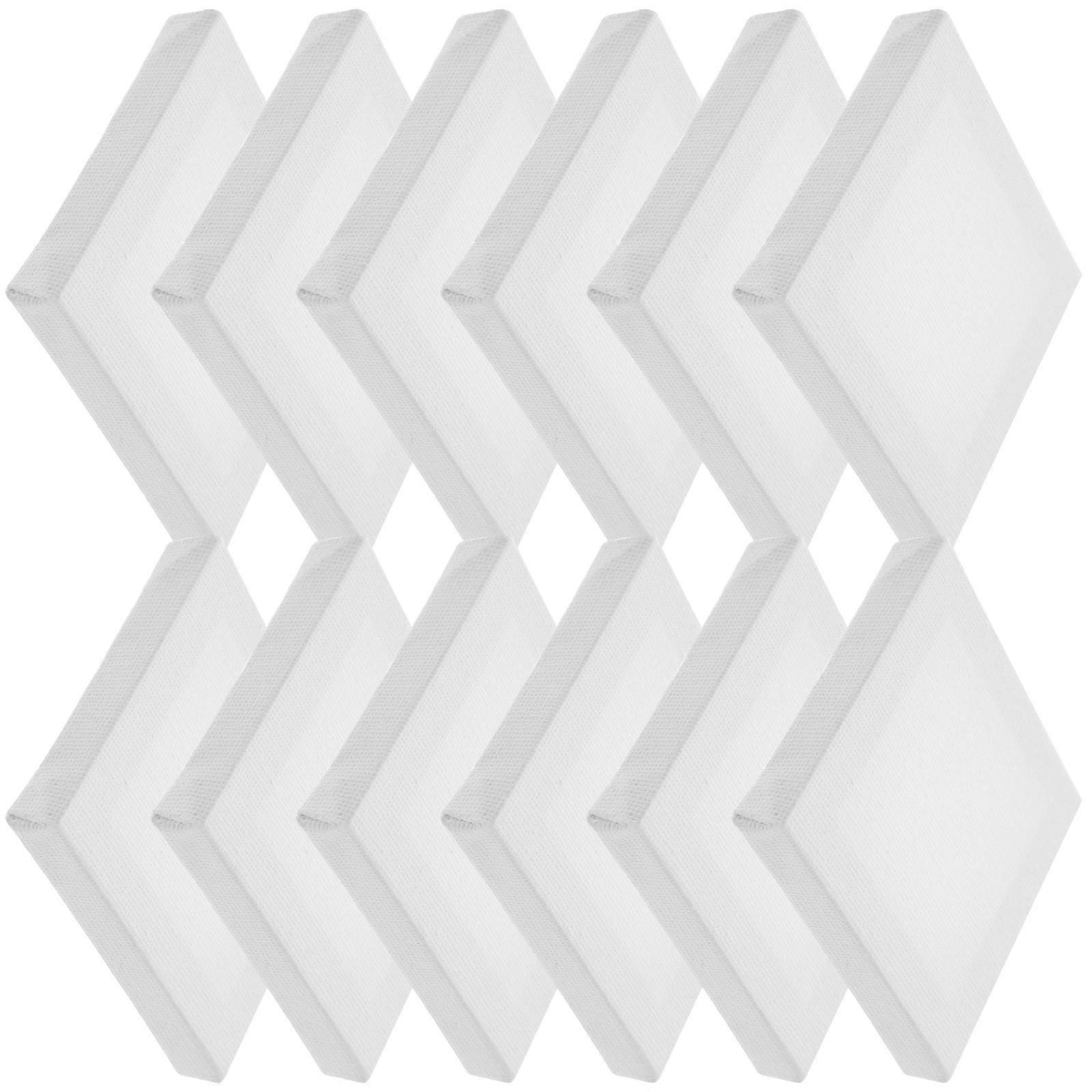 Creatieve Schilderijkaders Vlakke Canvasborden Projecten 7X7cm Ministijl 12Pack