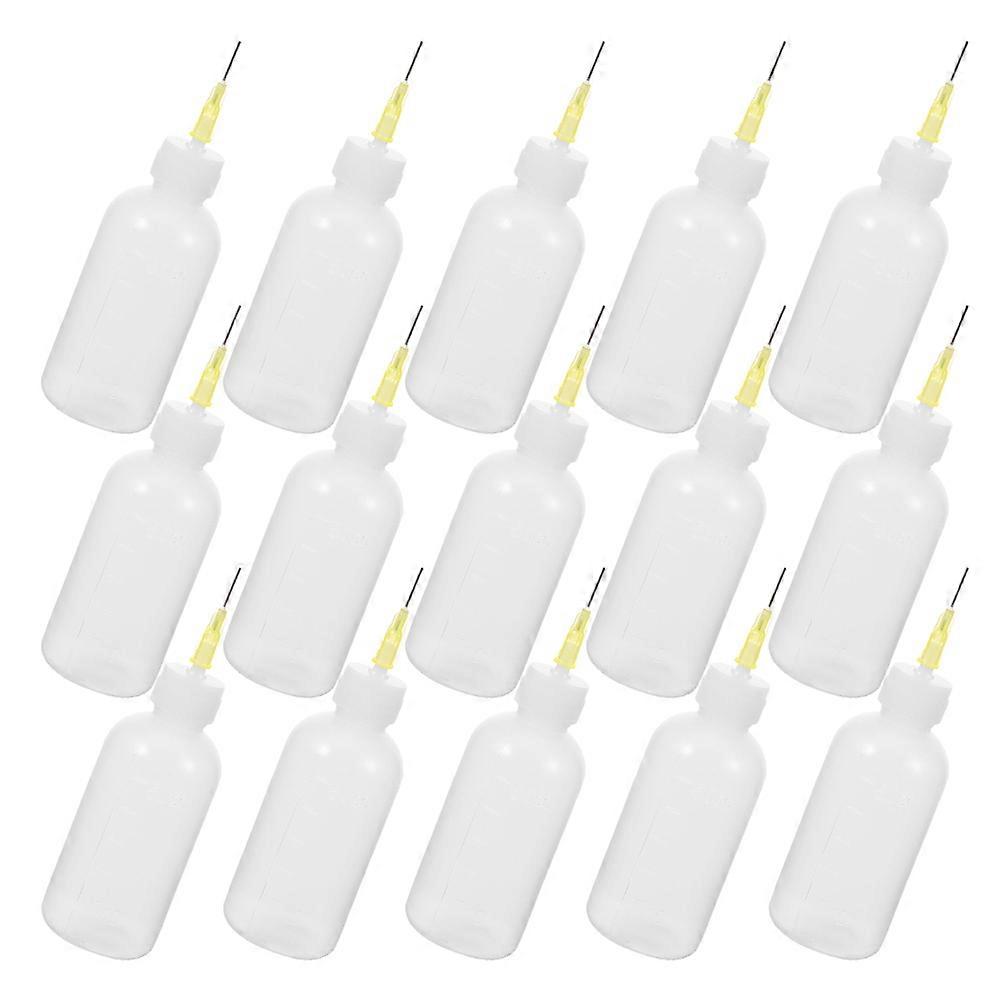Plastic Squeeze Pointed Bottles For Pottery Supplies Ceramic Coating Application 15Pcs