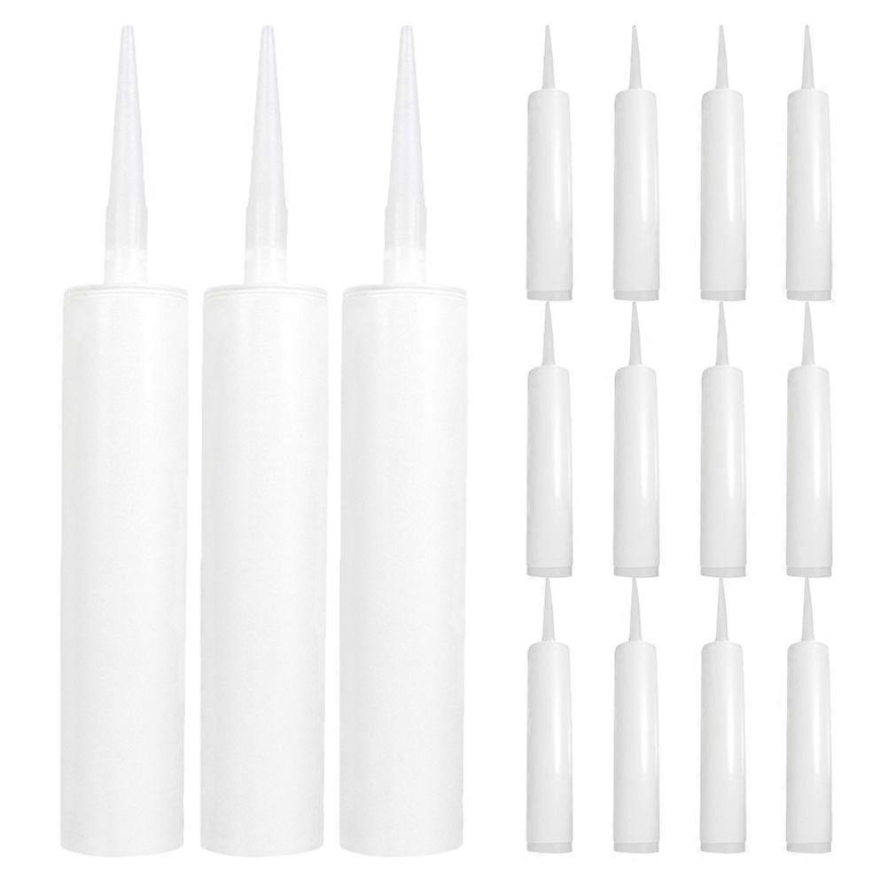 15pcs Caulking Sealant Tubes Empty Caulk Tubes Fillable Sealant Caulking Tubes Caulk Tubes Empty Sealant Tubes Portable Caulking Tubes Refillable Caul