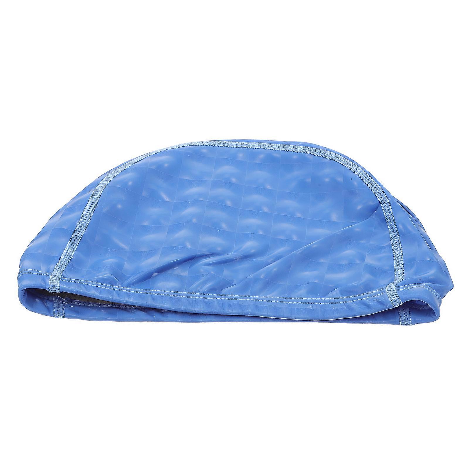 Elastic PU Coating Swimming Cap for Men and Women – Lightweight and Durable Design for Pool and Synchronized Swimming, Suitable for Long Hair