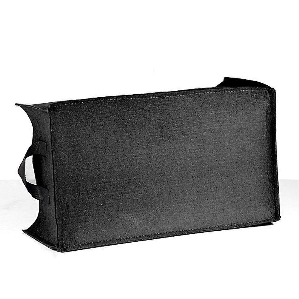 Fabric Grow Container Square Strawberry Planting Bag Efficient Garden Tool Large Elegant Black For Poor Soil 1Pcs