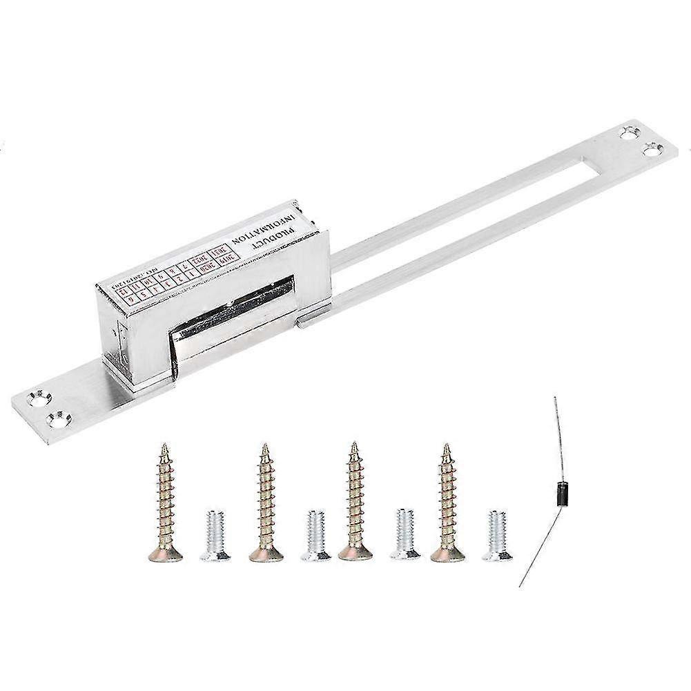 12V DC Stainless Steel Electric Cathode Lock for Door Access - Secure Home Security Tool for Enhanced Access Control