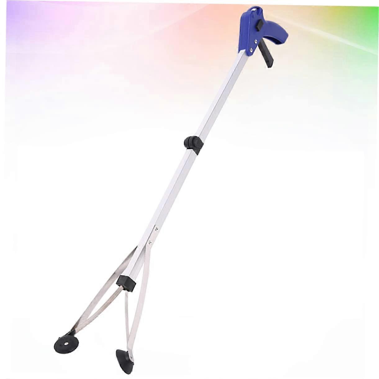 Foldable trash grabber made of aluminum alloy, waste pickup tool for indoor and outdoor use to collect trash, cigarettes, bottles, and...