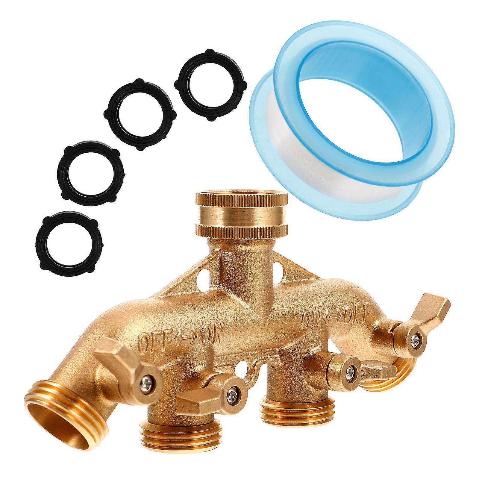 Adjustable Garden Hose Splitter with Quick Connect for Irrigation, Car Washing and Outdoor Watering – Ideal for Home, Use