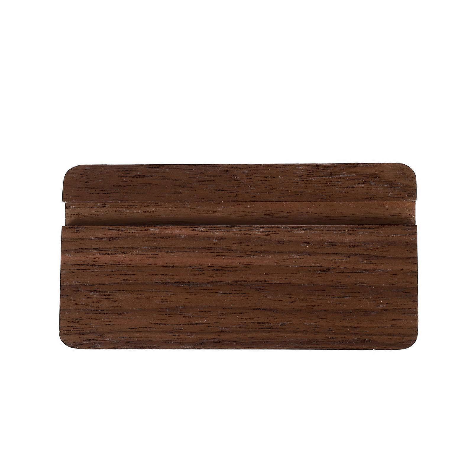 Universal Phone Holder for Home Use Brown Synthetic Material with Card Slot and Design 1Pc