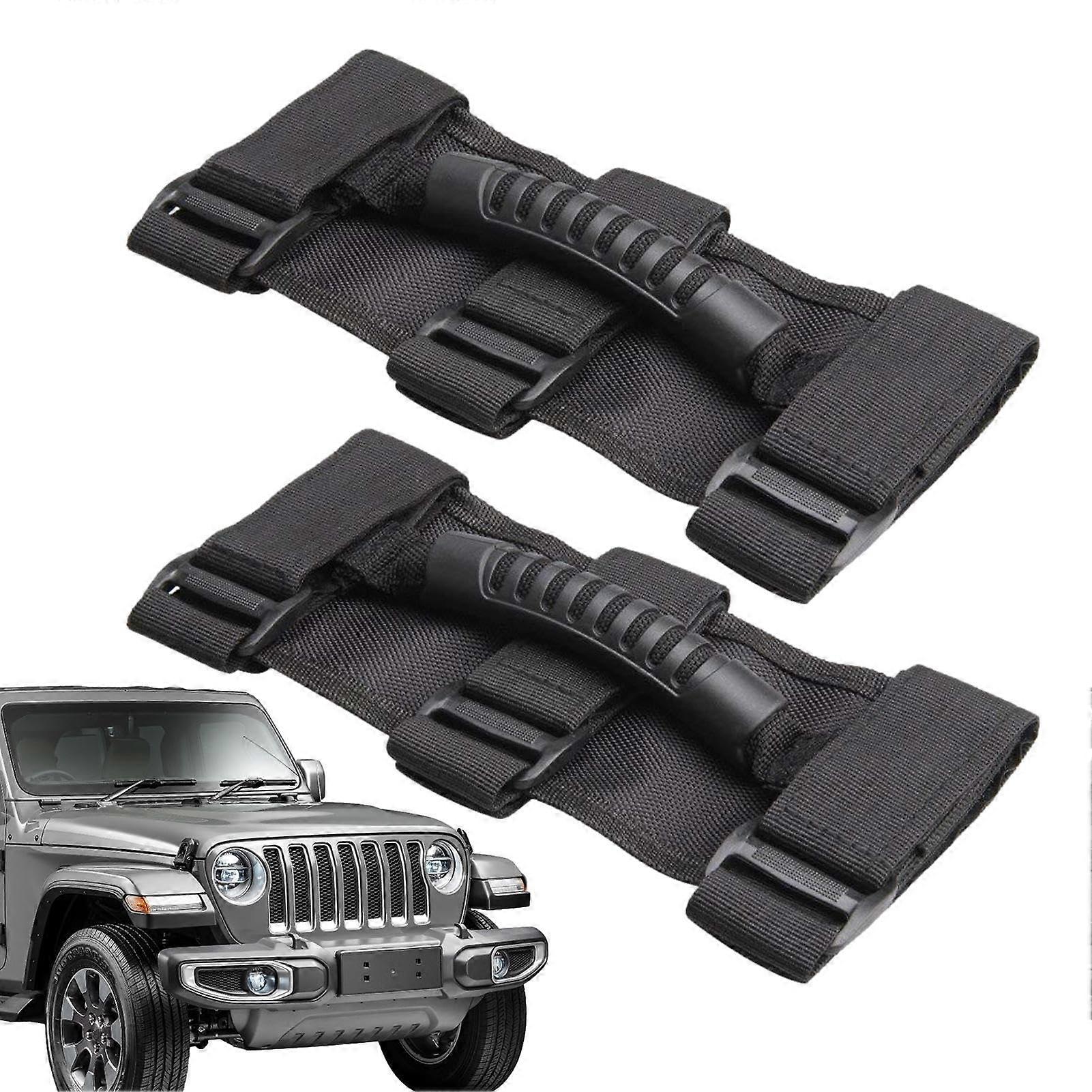 Roll Bar Grab Handles, Car Grip Handle Roll Bar Grab Handle Set  Car Grip Handle Set Anti Slip for Car OffRoad Vehicle