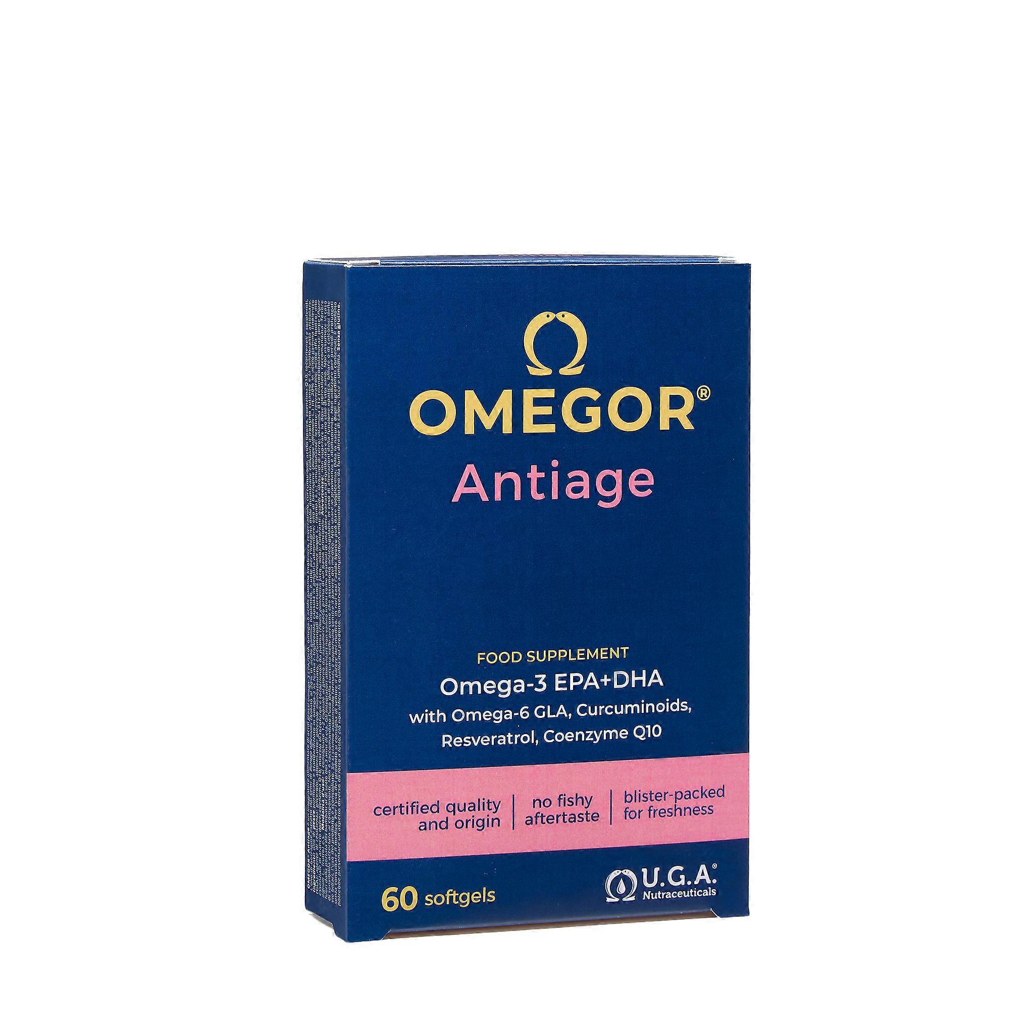 Omegor Anti-Aging - Omega3 voor het welzijn van de huid 60 capsules