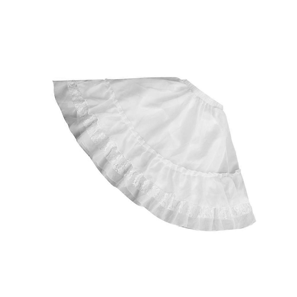 Jupe à bulles superposée sous-jupon pour les femmes idéal pour les mariages et les fêtes blanc 1Pcs
