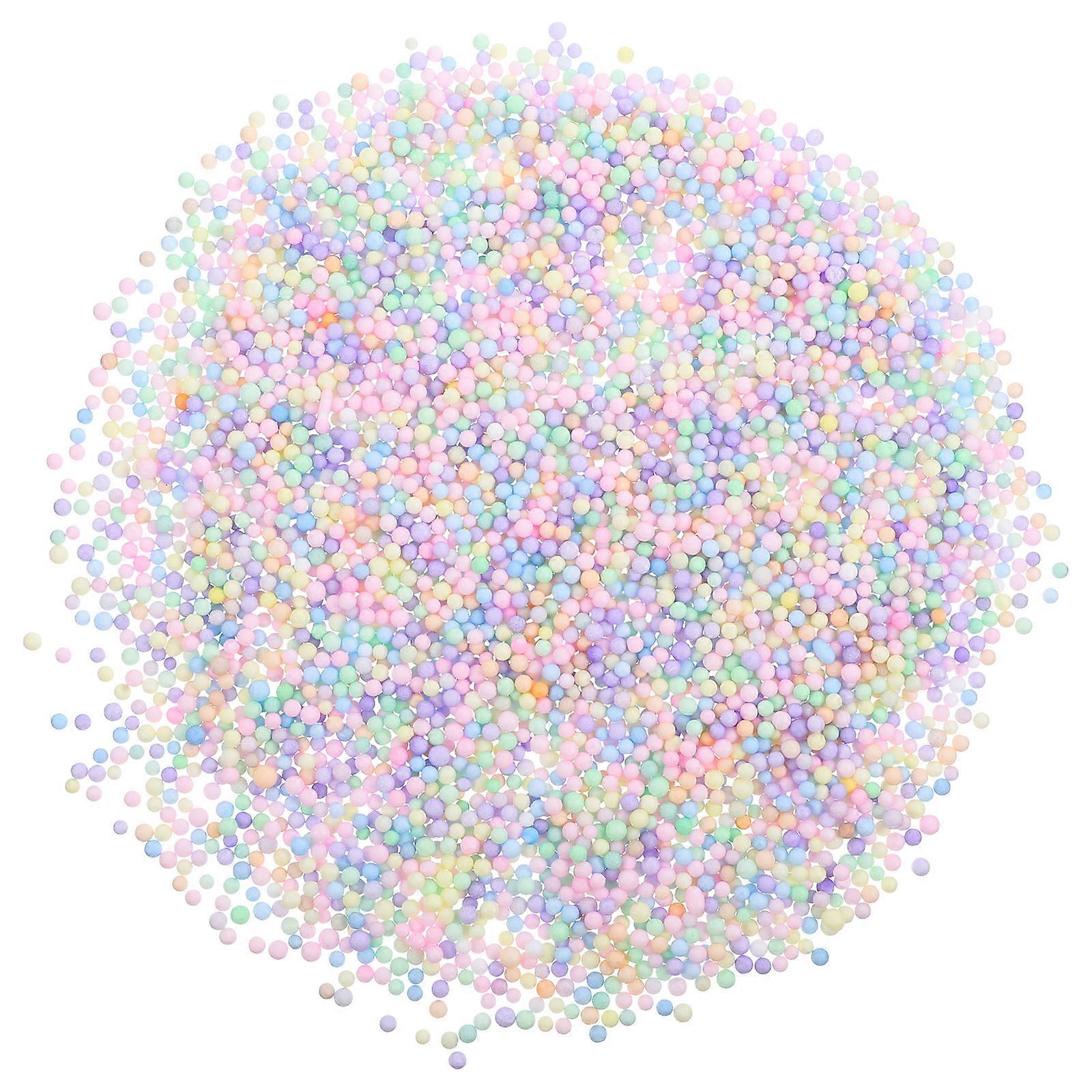 DIY Accessories Foam Beads for Basket Filling 4mm to 6mm Round Shape Perfect For Children's Birthday Parties 1 Bag