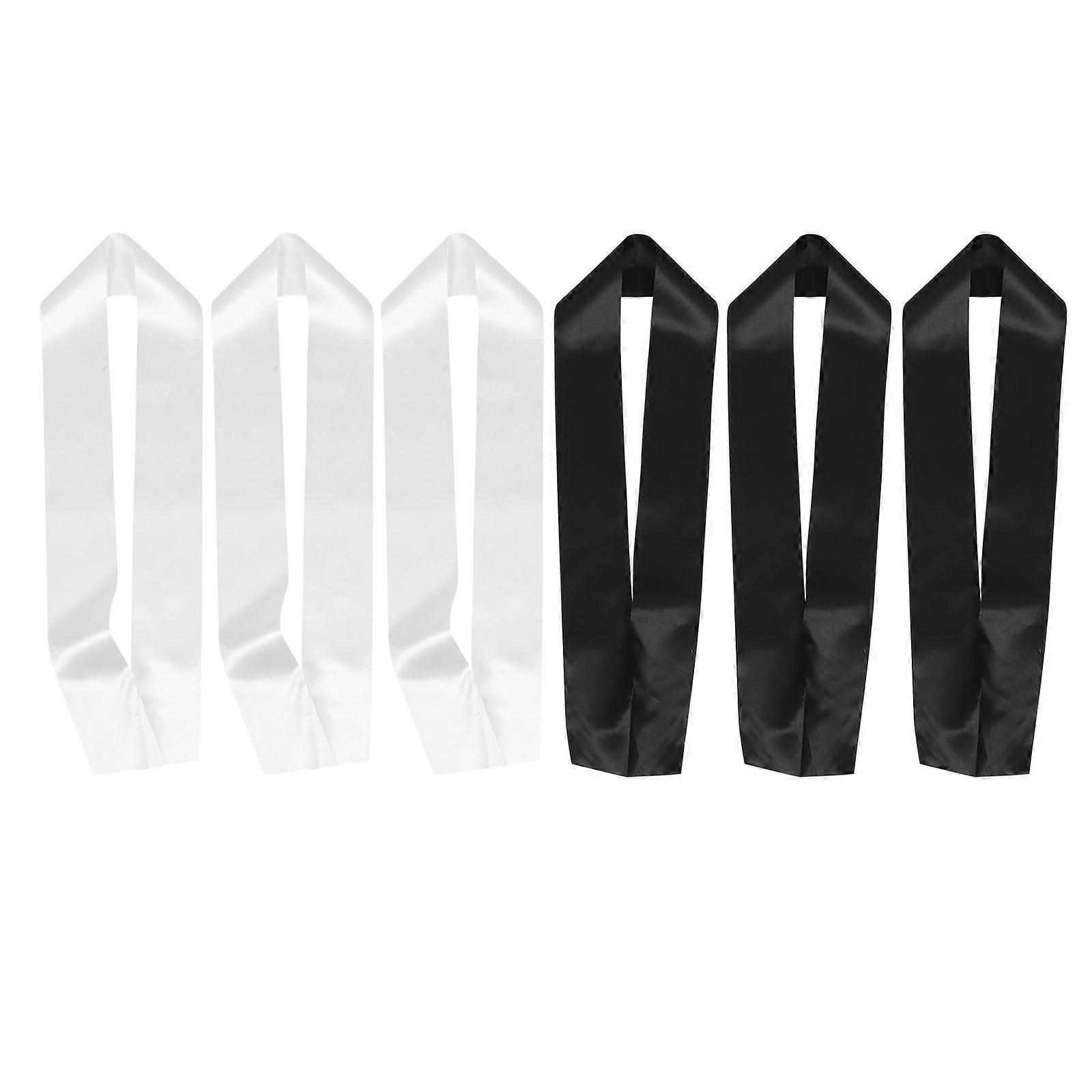 Καλλιστεία Sashes για σας με το ανάμεικτο χρώμα 156X9.5CM ιδανικό για την αποφοίτηση 6Pcs