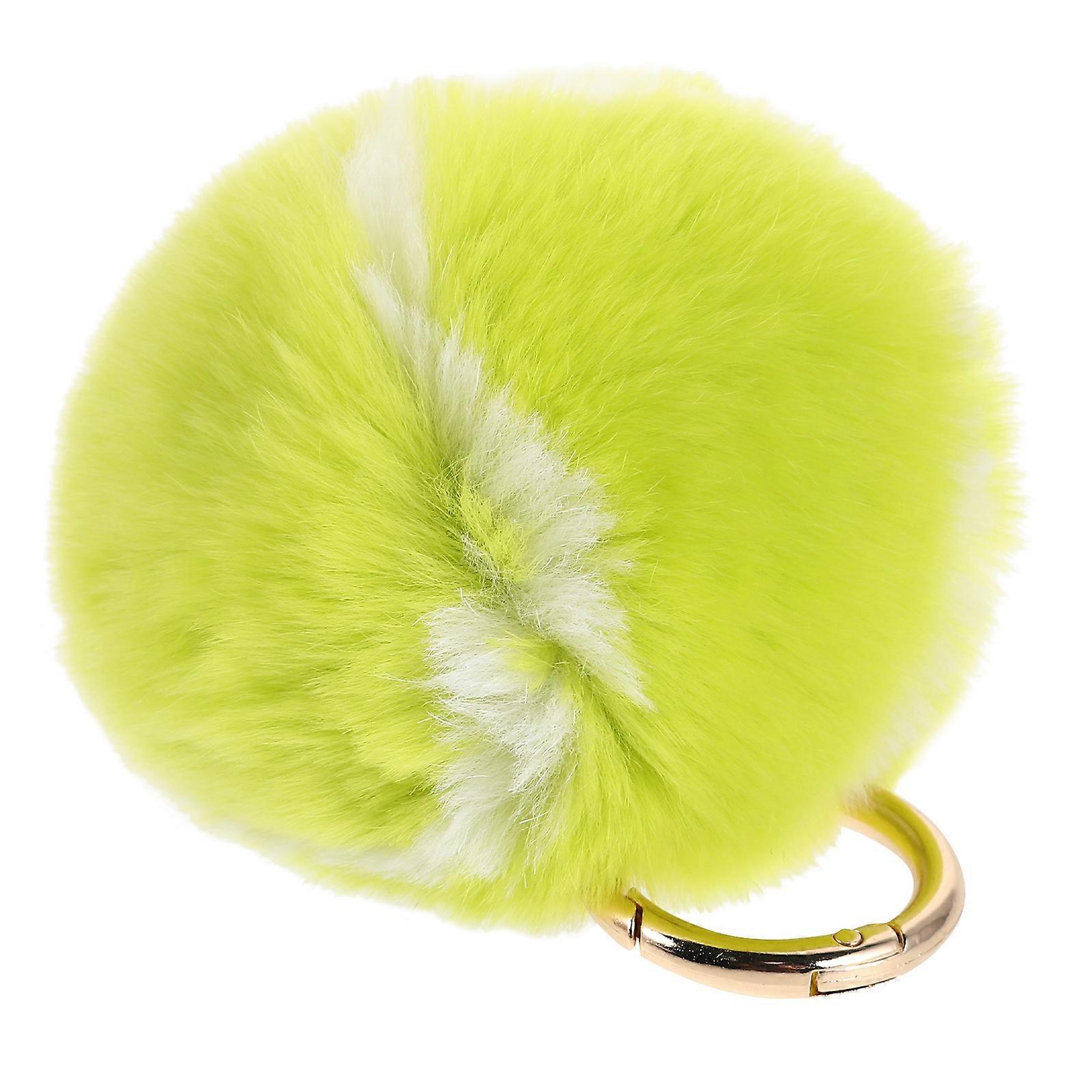 Mini Tennis Ball Keychain Soft Plush Accessory for Women Car Keys Bags Daily Use Unique Design 1Pack