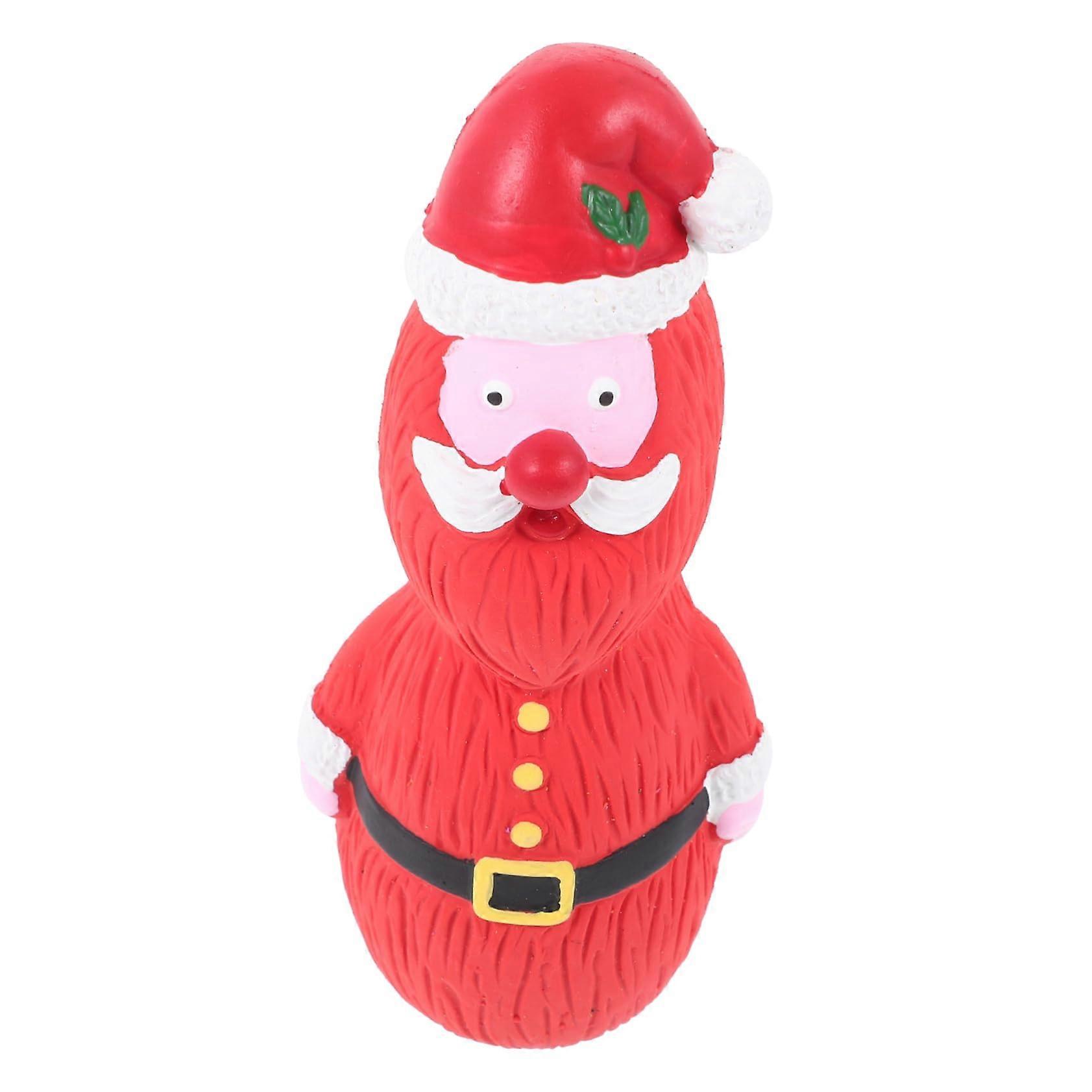 Christmas Dog Toy Latex Interactive Chew Toy For Small And Medium Dogs Durable Christmas Design