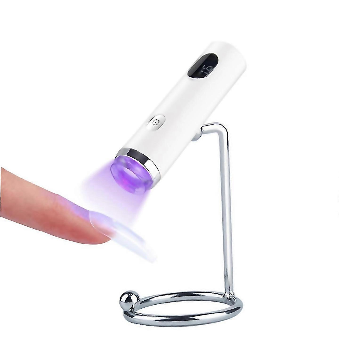 For Uv Light Handheld Mini Nail Cure Lamp With Silicone Stamper
