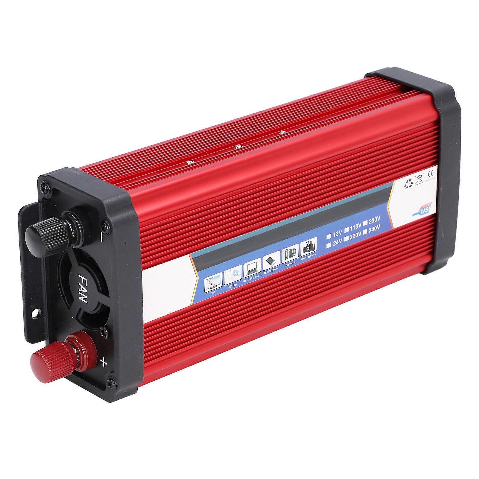 Car Power Inverter 2000W Modified Sine Wave DC to AC Converter Solar Transformer