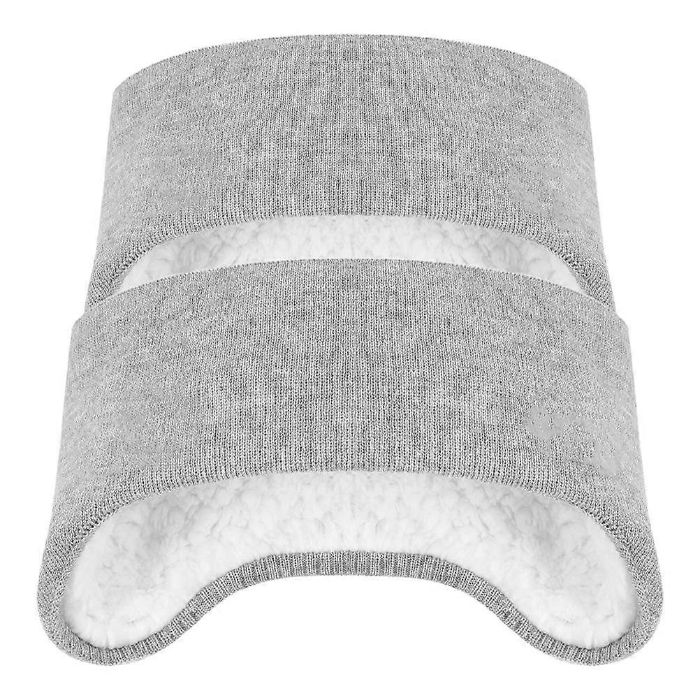 Elastic Grey Ear Muffs For Men And Women Designed For Comfortable Noise Reduction During Travel 10 Pcs
