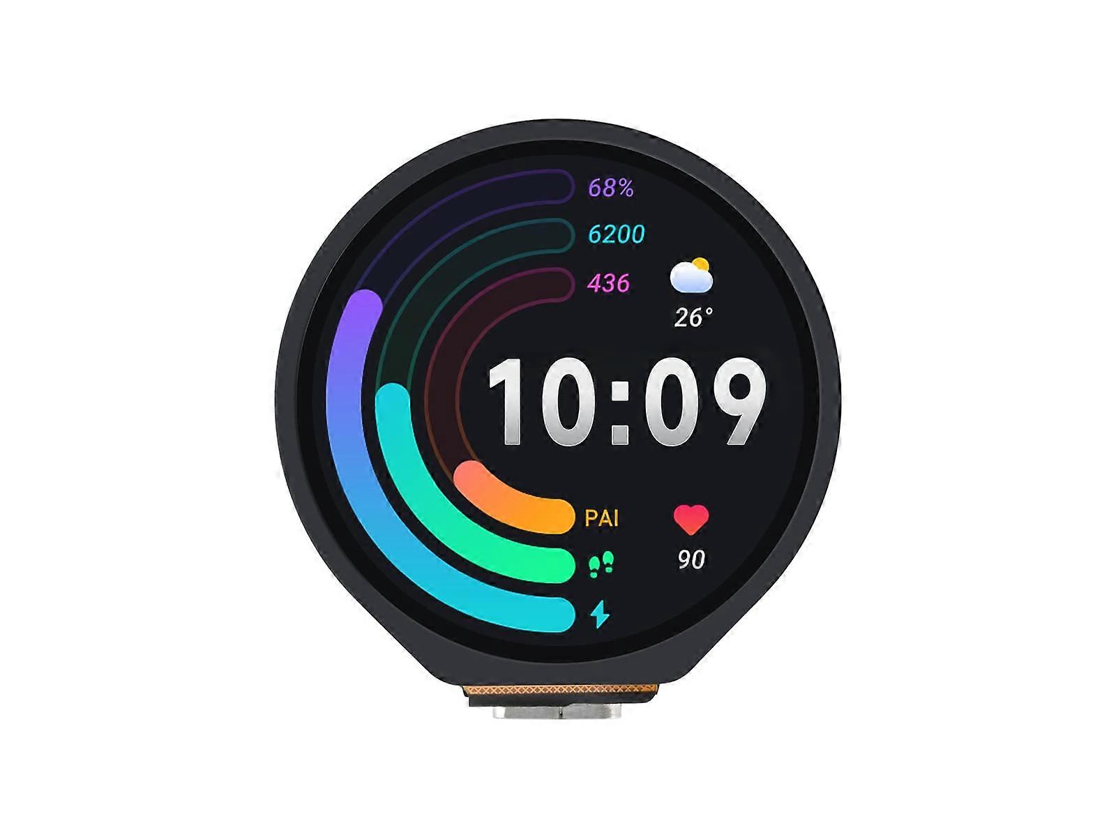 RP2040 Development Board with 1.28inch Round Touch LCD, Accelerometer, Gyroscope
