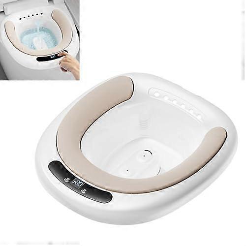Portable Toilet Seat Bidet, Double Water Flow with 3 Flush Modes Temperature Display, Ideal for Hygiene for Women and Men
