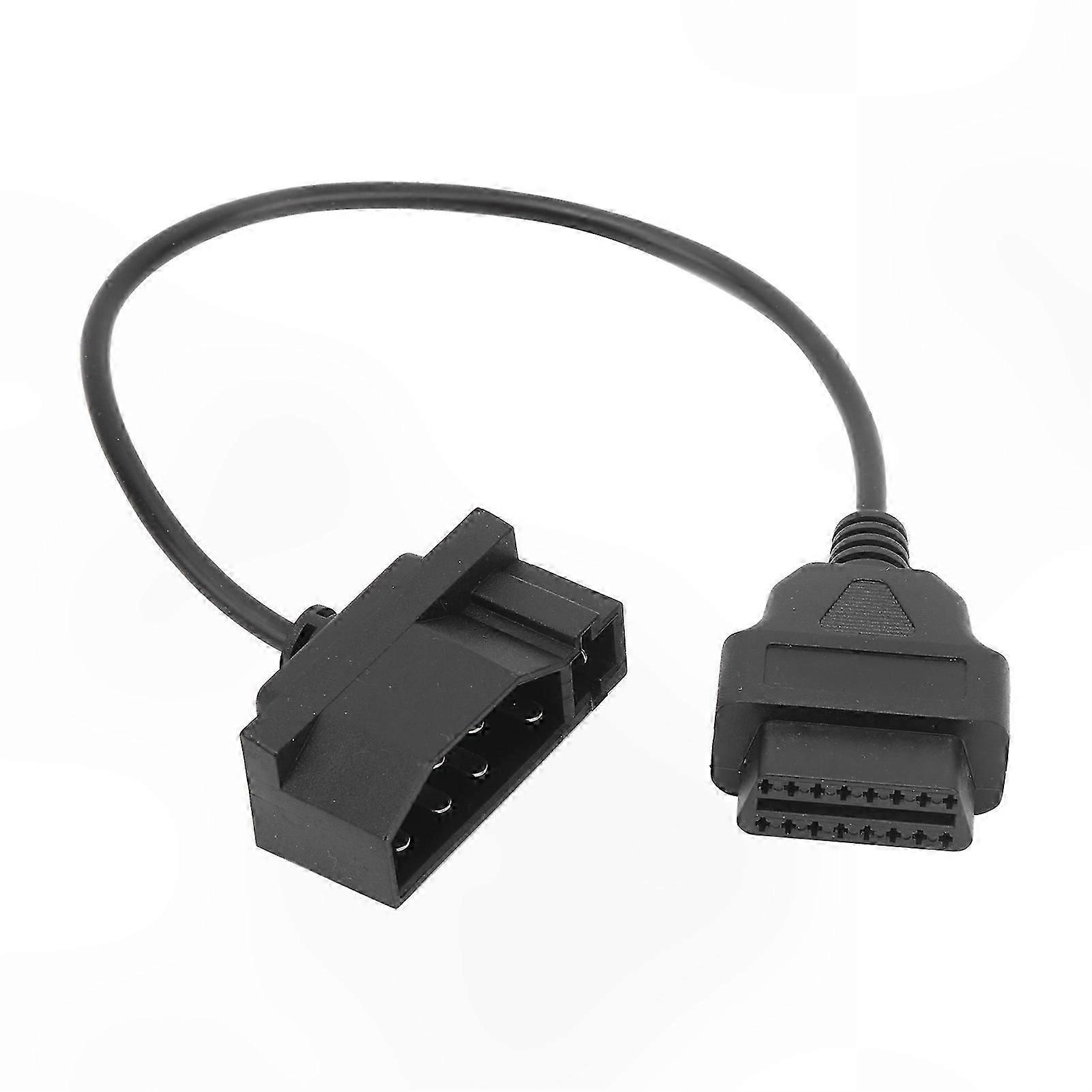 15.7in OBD1 to OBD2 Adapter Cable - 7-Pin to 16-Pin Diagnostic Scanner-Compatible with Ford Vehicles