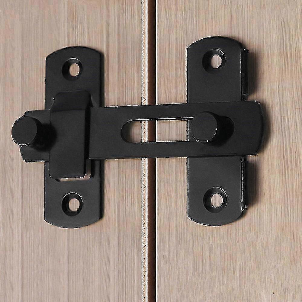Secure Stainless Steel Door Latch with Flip Bolt Lock for Safety Gate Access