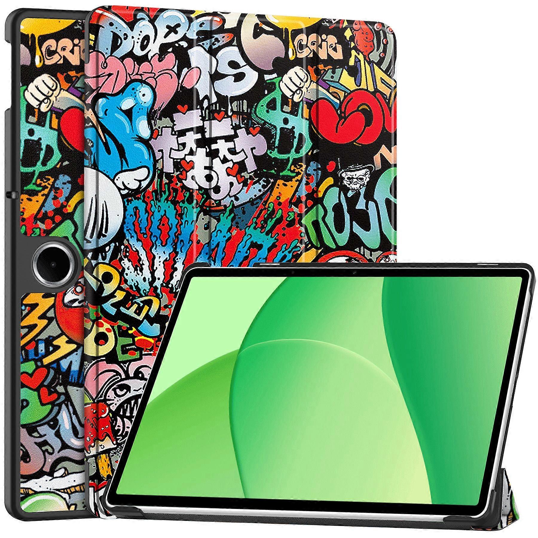 For Oppo Pad SE/ OnePlus Pad Lite Case Pattern Print Leather Stand Tablet Cover