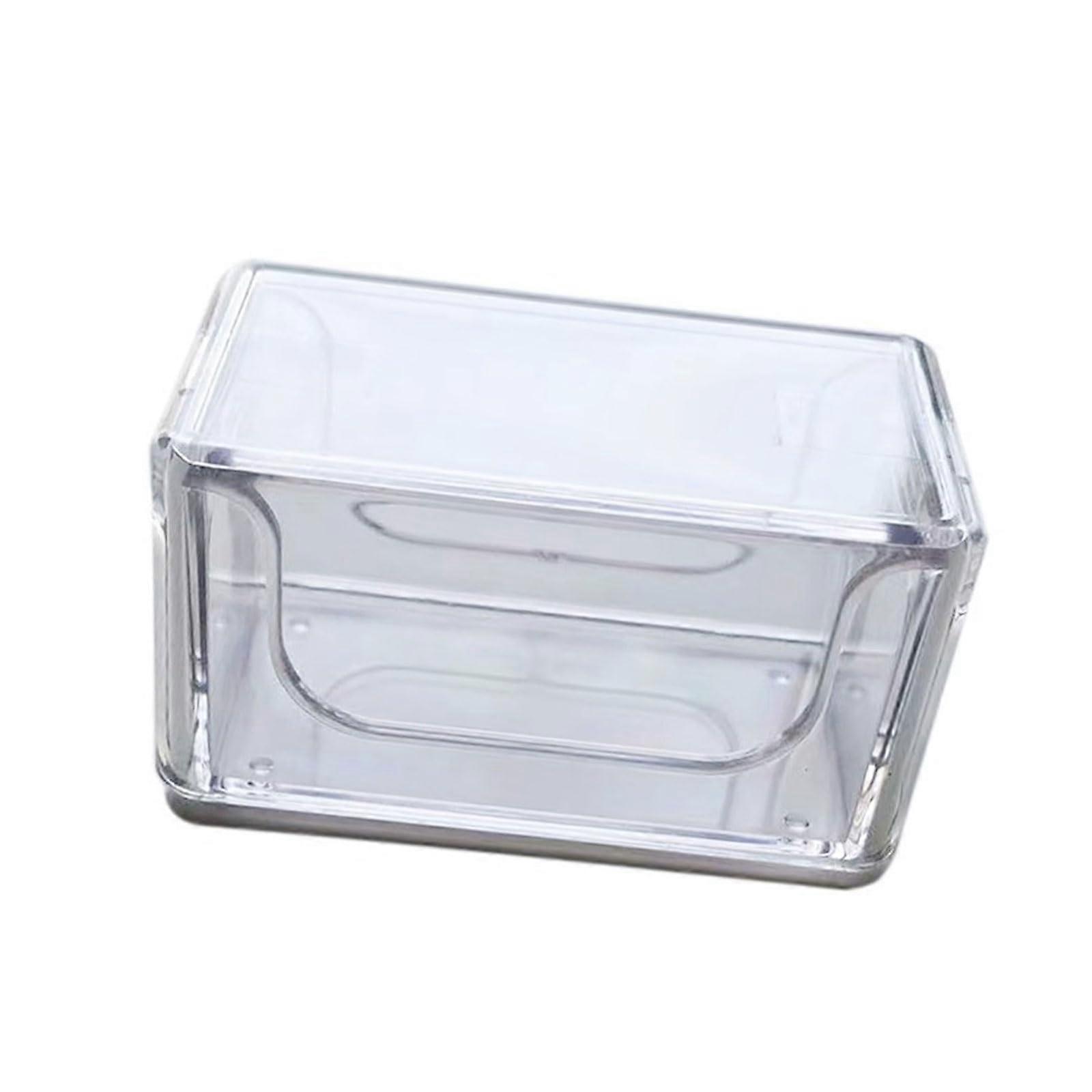 Billiard Chalk Storage Box Portable Acrylic Chalk Case Transparent Chalk Protector Box Pool Cue Chalk Holder