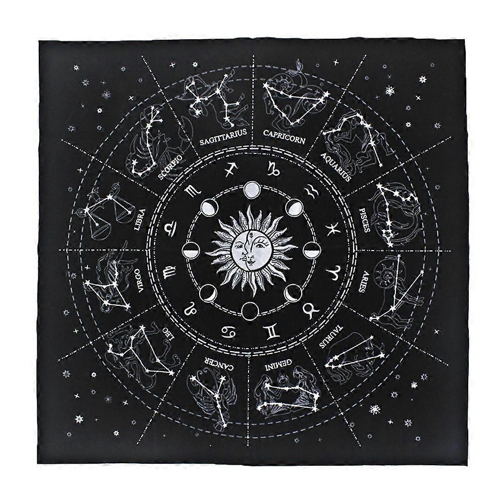 Special tarot tablecloth, soft flocked tablecloth, divination card tablecloth