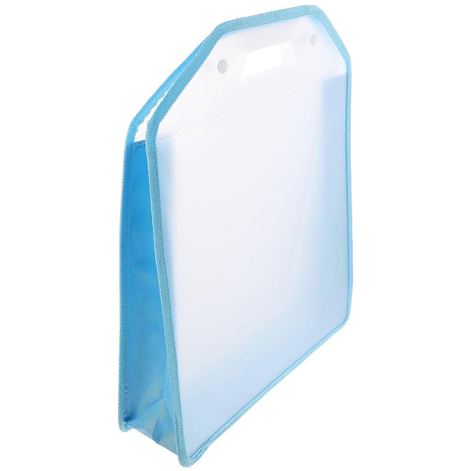 Document Folder with Slots for School and Professional Use Crafted from Lightweight Pp and Oxford Cloth Material for Paper Organization 1Set