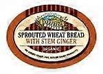 Pão de Gengibre Orgânico com Talos Germinados Everfresh Natural Foods 400g - Pacote com 2