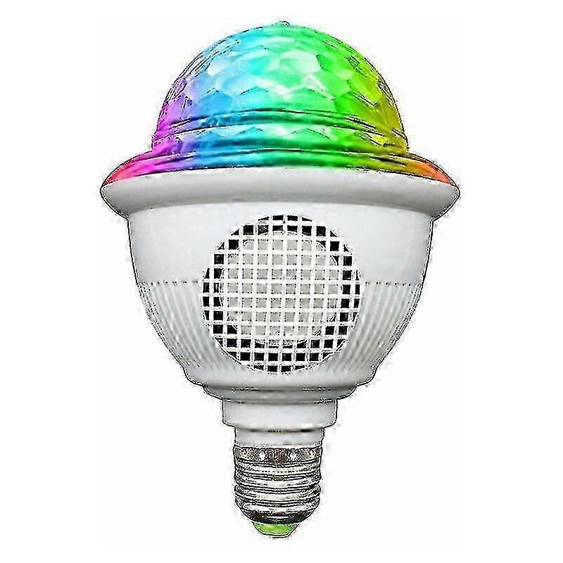Disco Ball Light With Remote Control 16.4ft E26/e27 Screw Socket Bluetooth Speaker Sound Activated Rgb Disco Party Rorate Light Bulb For Party Birthda
