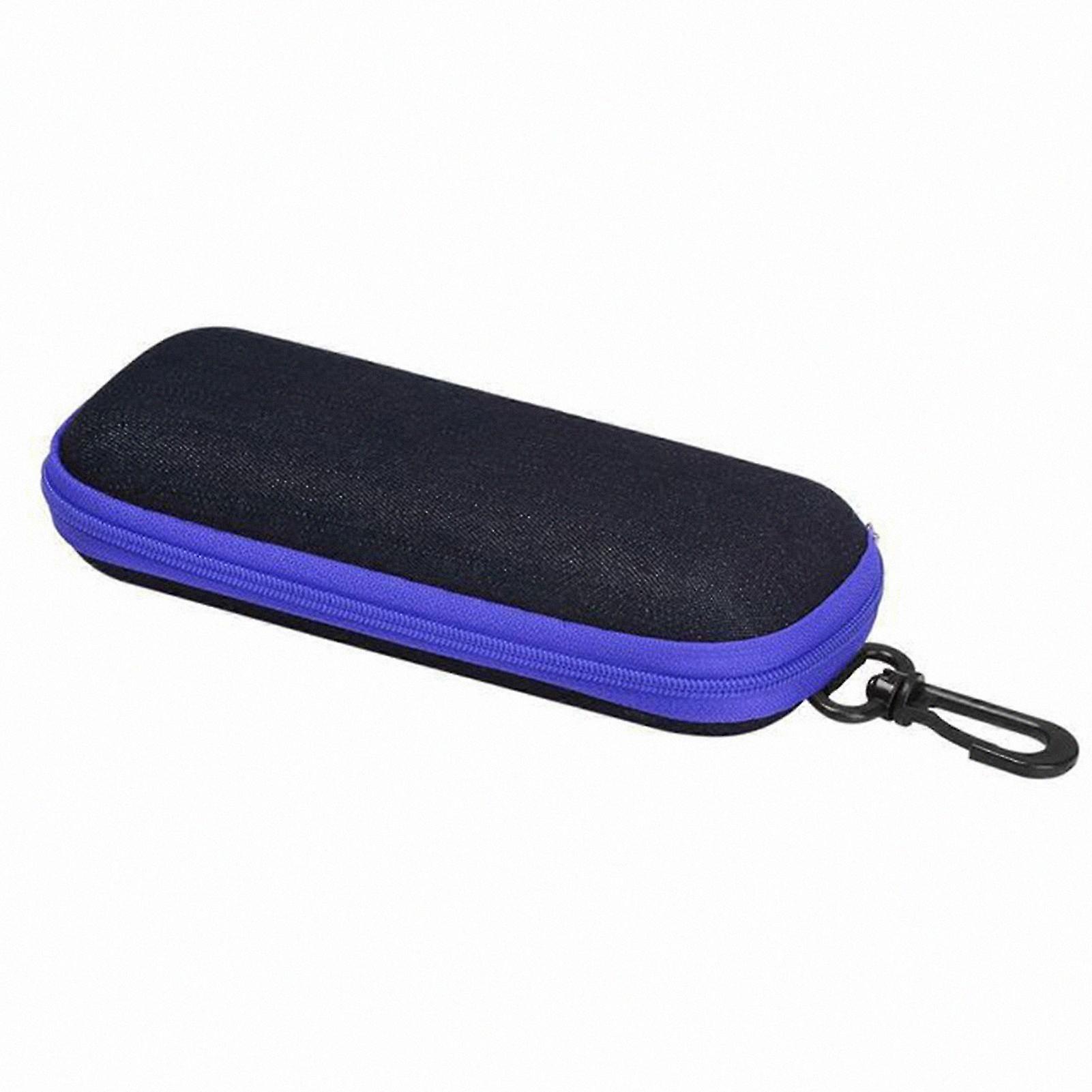 Soft Shell Vintage Eyewear Case with Zipper for Travel and Protective Storage Portable Accessory Organizer