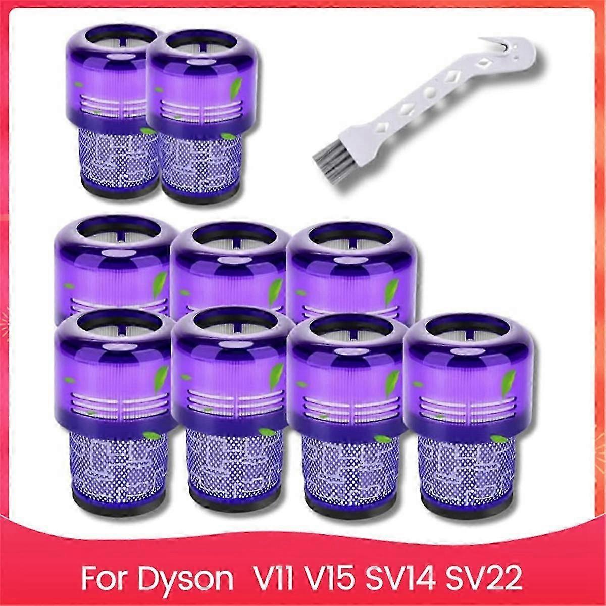 9-Pack Vacuum Filter Replacement for Dyson V11 V15 SV14 SV22, Suitable for Part No. 970