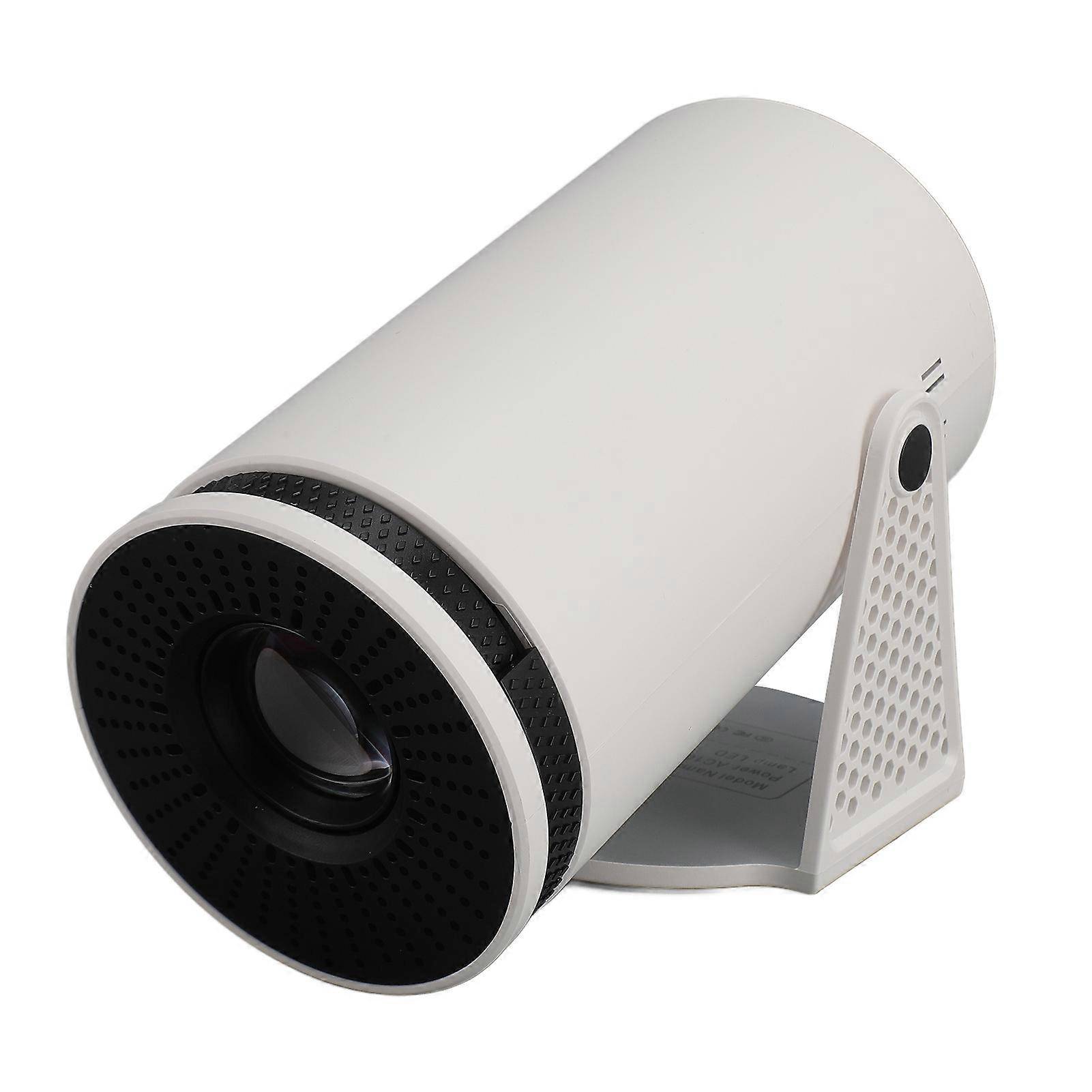 Mini Portable Projector RK3566 1G RAM 8G ROM White UK Plug