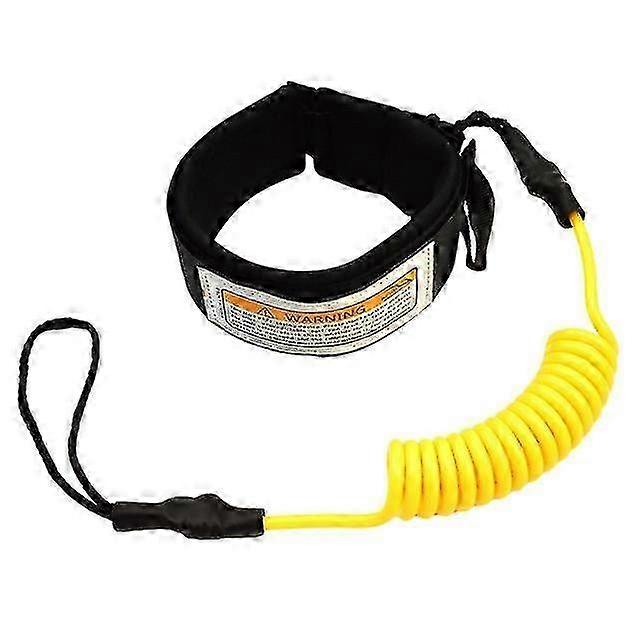 10 Feet Coiled Surfboard Leash Surfing Stand Up Paddle Board Ankle ...