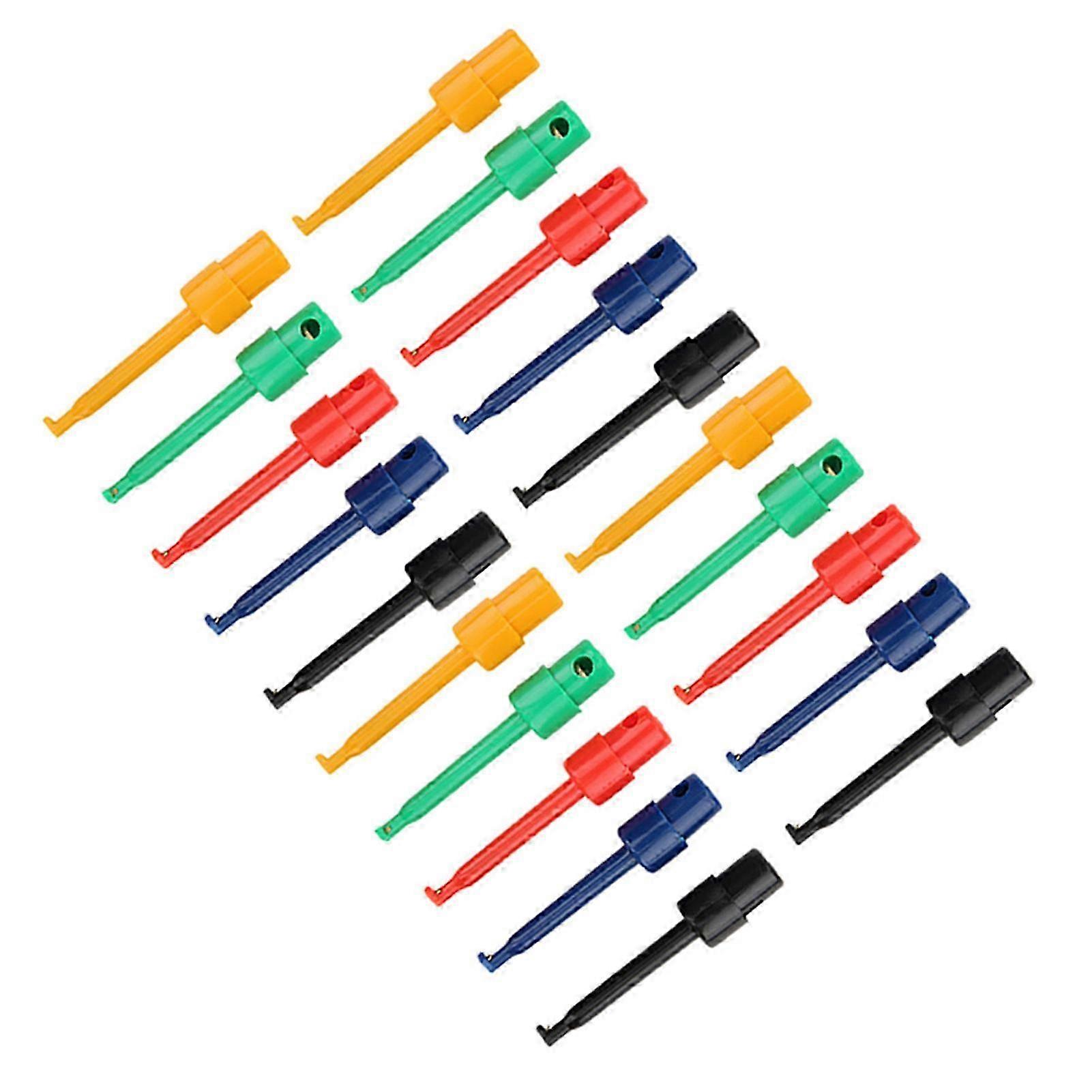 20Pcs Large Test Hook Clips for Multimeter Electronic Testing 2025