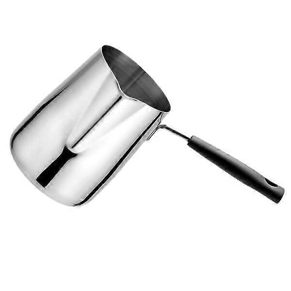 Small milk pot, size about 7.5x12.5x19.5cm, splash-proof and easy to clean