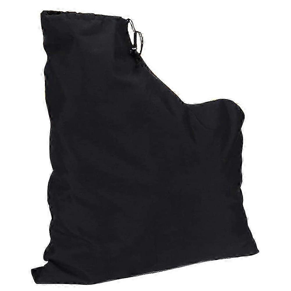 Garden leaf blower bag with zippered bottom for easy dump