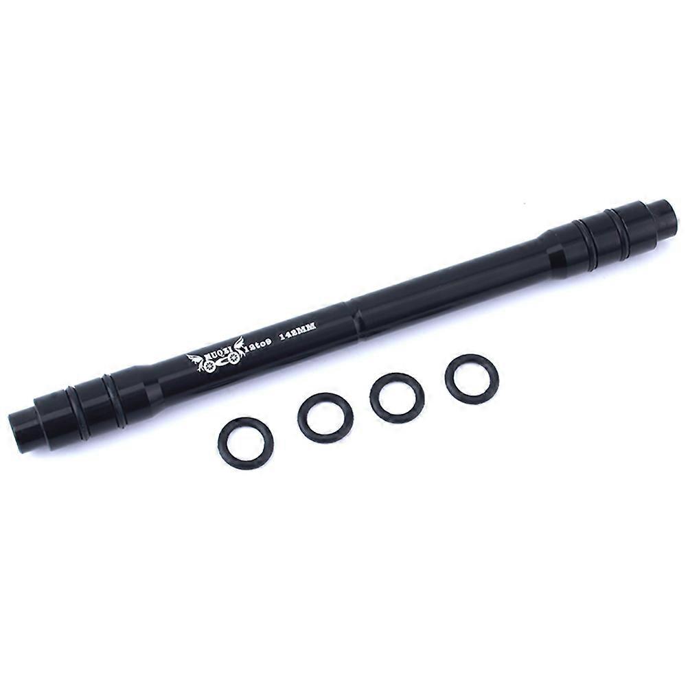 Bike Axle Adapter Converts 12mm Thru Axle to 9mm Quick Release Black Aluminum Alloy 142MM