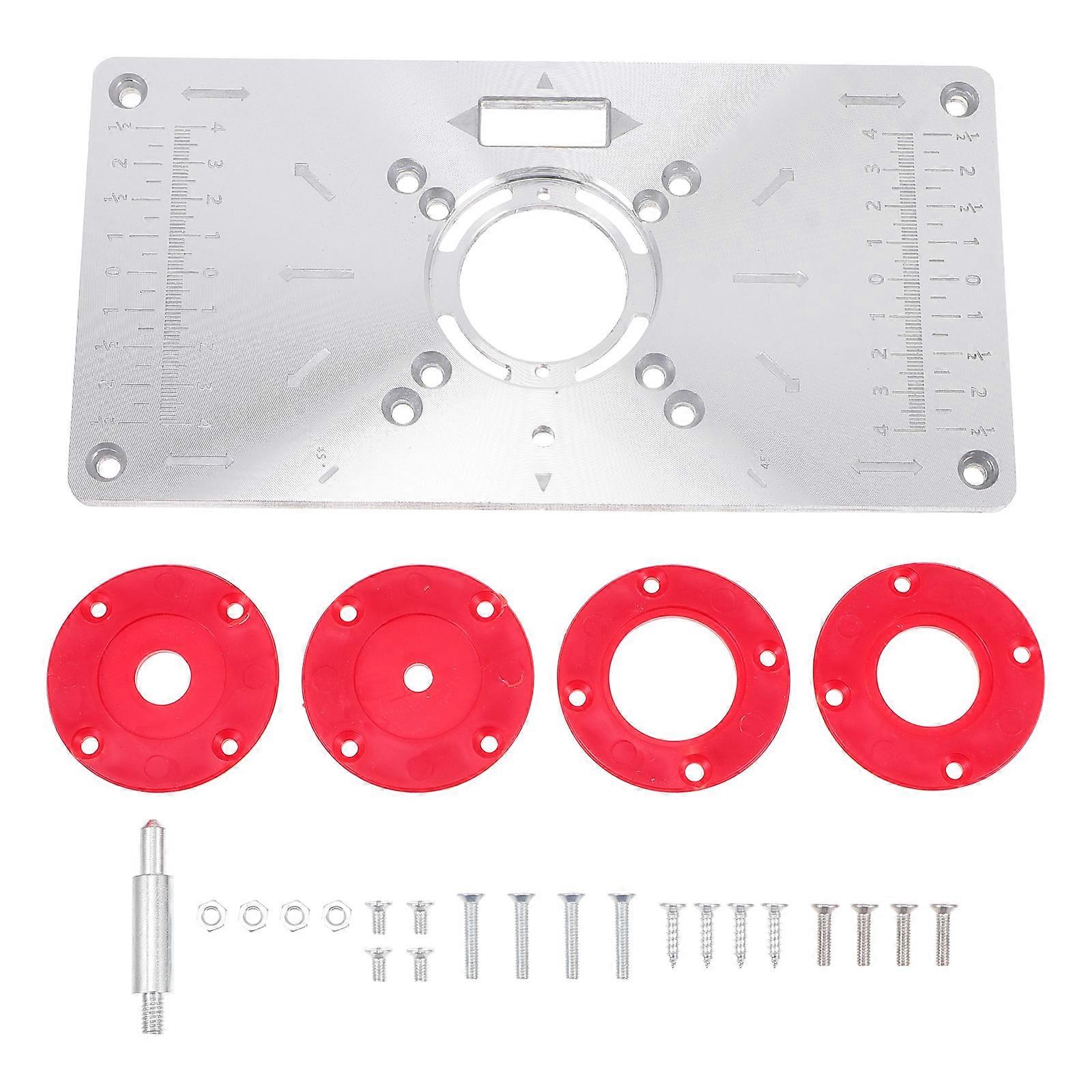 Woodworking Flipping Board Engraving Machine for Home Diy Carpentry Projects Made of Aluminum Alloy with Scale Design 1 Set
