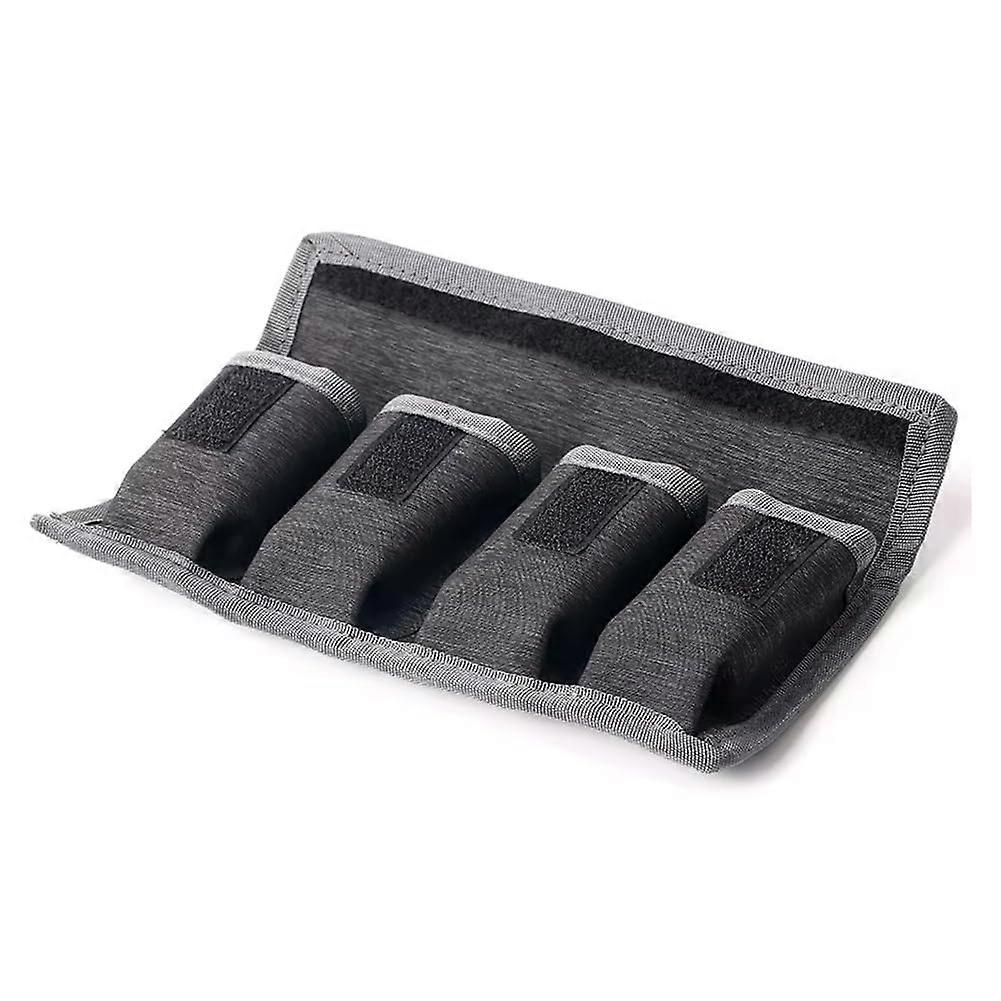 Battery Holder Case 4Pocket for AA/AAA Batteries and DSLR Camera Batteries