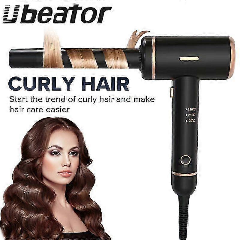 2025 Cold Air Hair Curling Iron Roller Magic Wave Styling Tools Create Gorgeous Bouncy Curl 3-Gear Temp