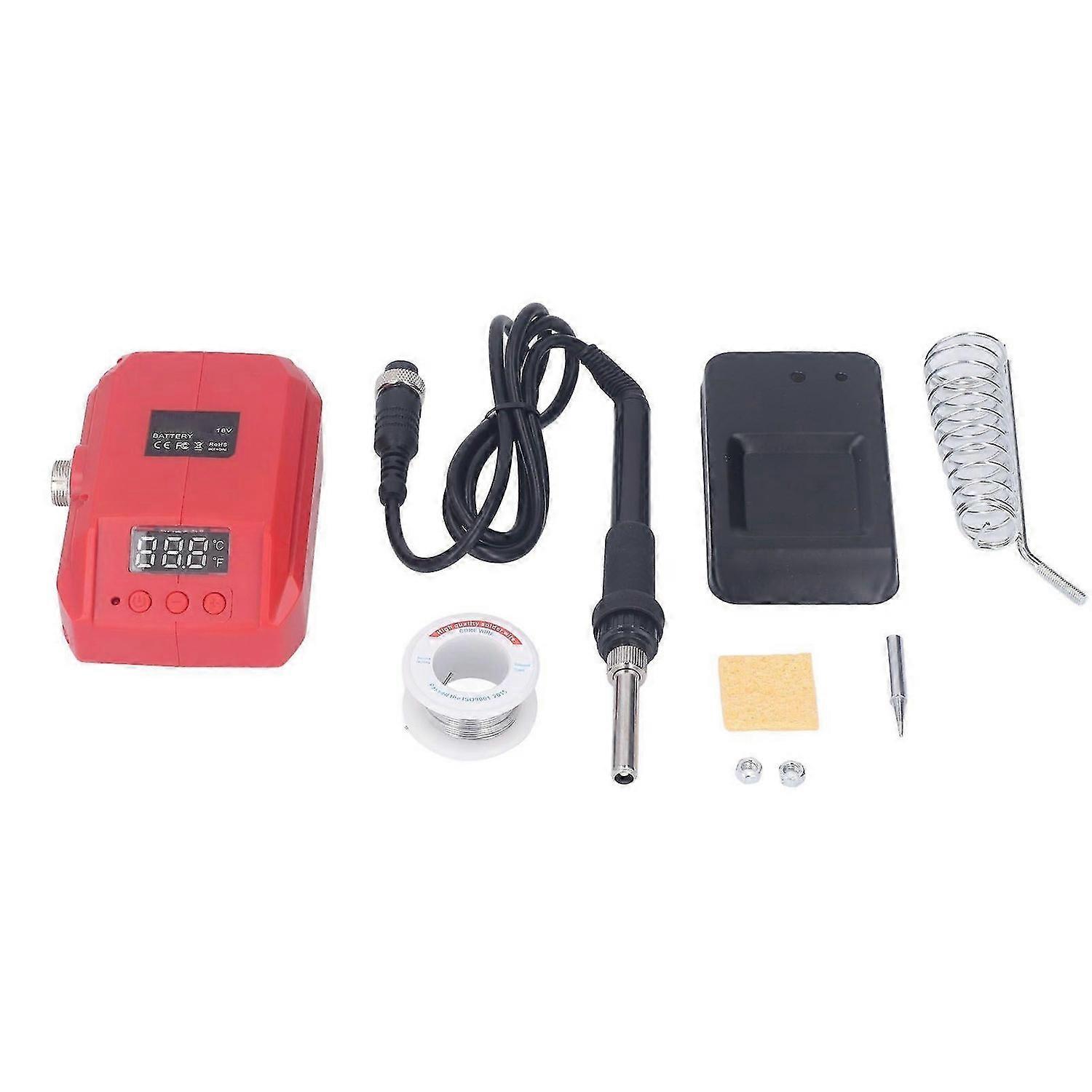 High quality 18V portable digital display temperature adjustable DC soldering