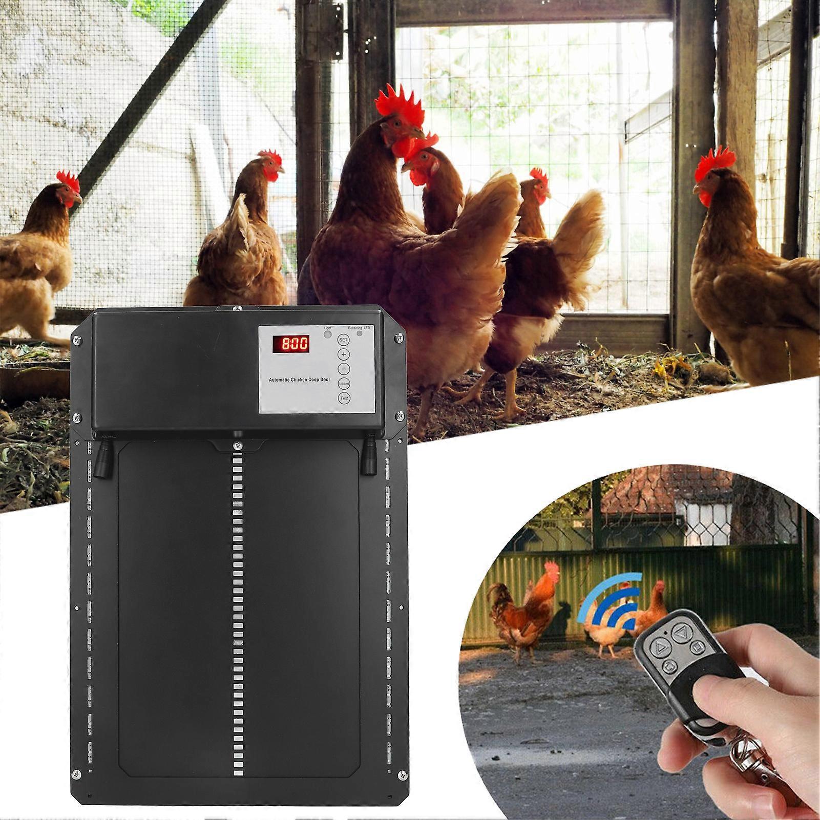 Waterproof Automatic Chicken Coop Door Opener with Light Sensor