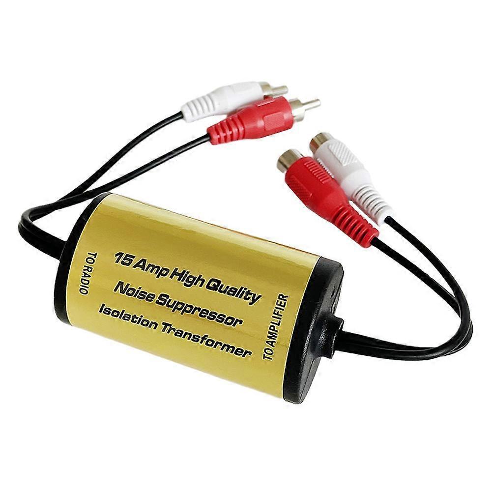 For Car and Home Stereo RCA Audio Noise Filter Suppressor Ground Loops Isolator