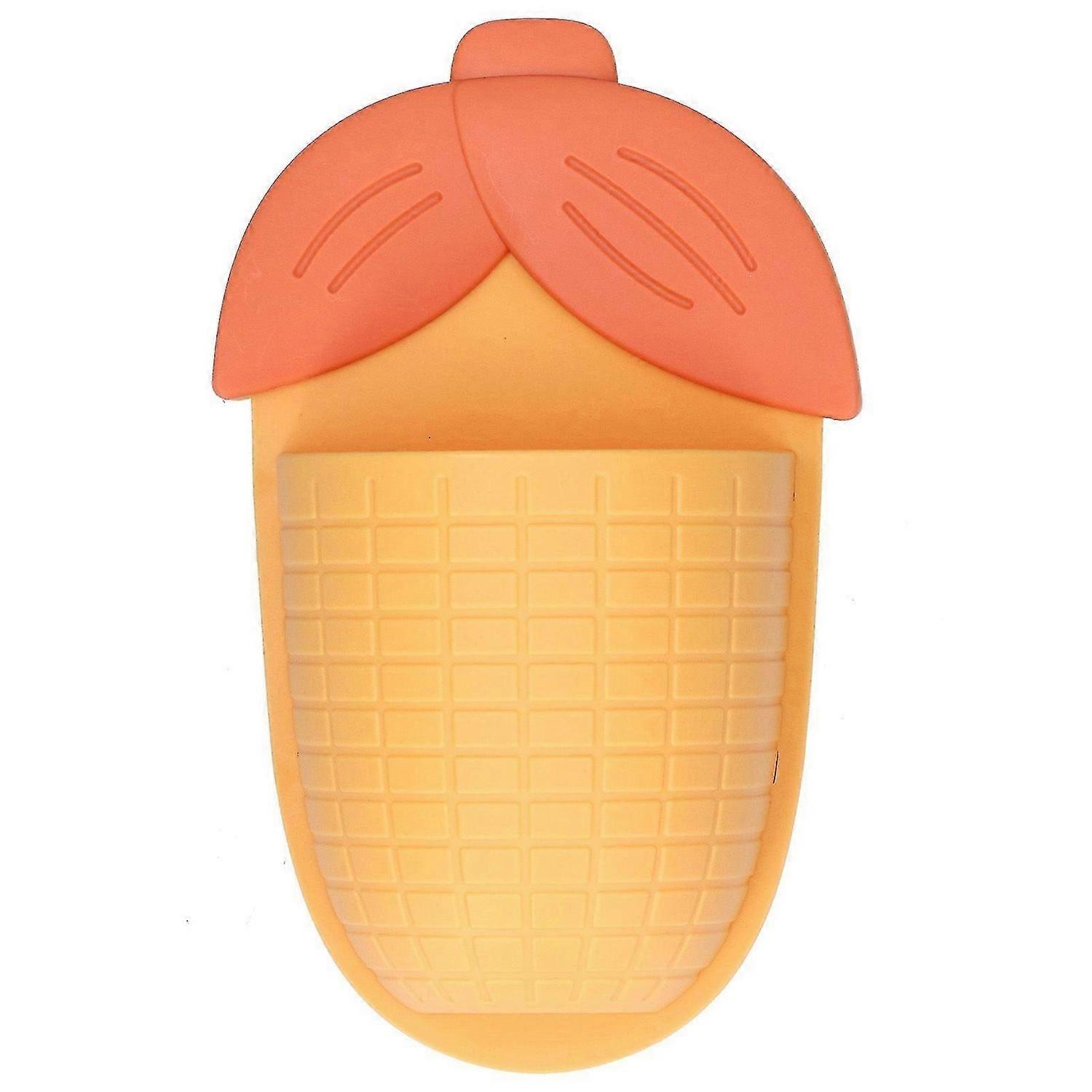 2025 Latest Model Wall Shelf Cute Corn Shape Punch Free Wall Mounted Storage