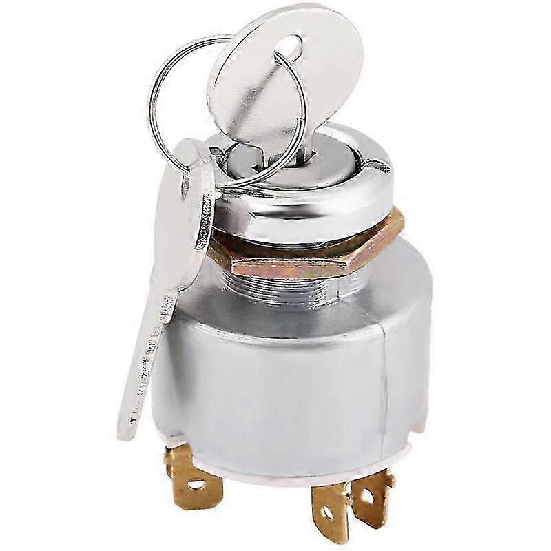 Engine start switch for universal 12V systems with OFF ON positions