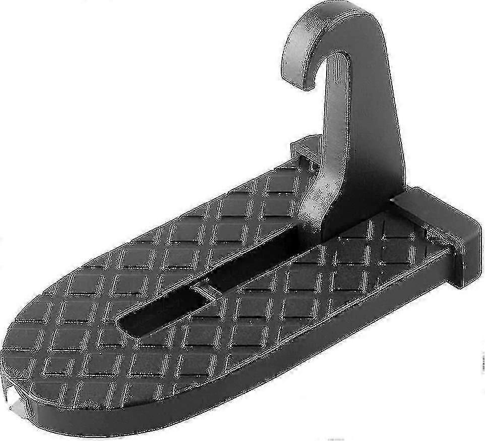 خطوة باب السيارة القابلة للطي مع مطرقة أمان قواطع الزجاج في حالات الطوارئ ، سلم وصول رف السقف العالمي للسيارات وسيارات الدفع الرباعي والشاحنات